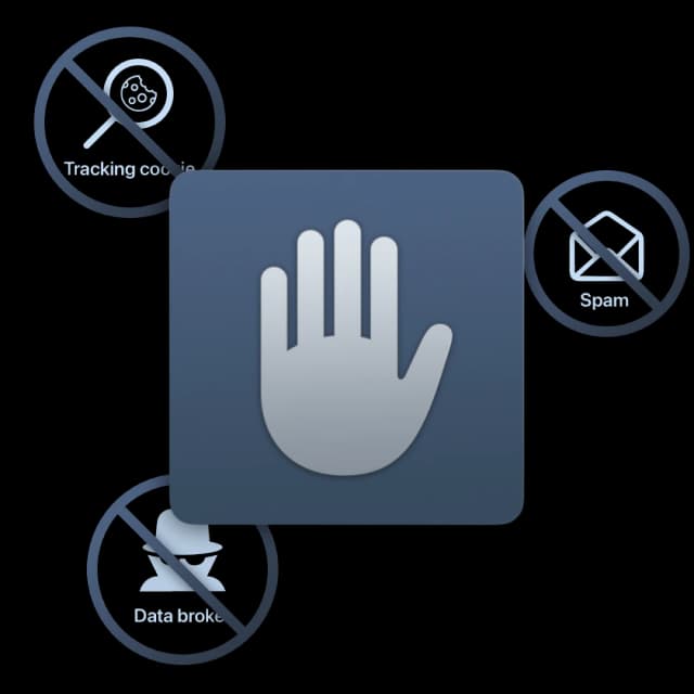 Privacy logo explaning that Vis doesn't use tracking cookies, spam or sell data to data brokers