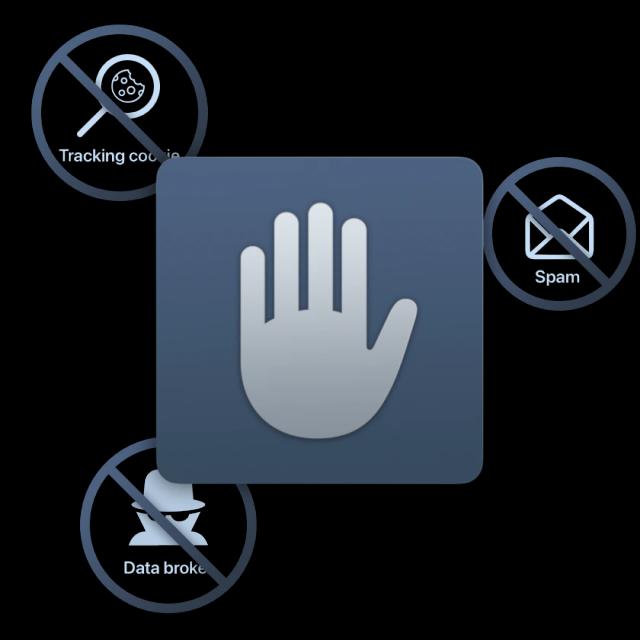 Privacy logo explaning that Vis doesn't use tracking cookies, spam or sell data to data brokers